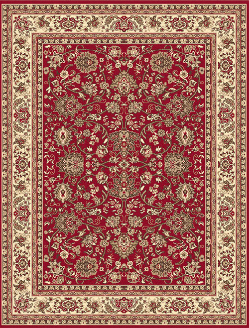 Ruby 6333 Red Rug