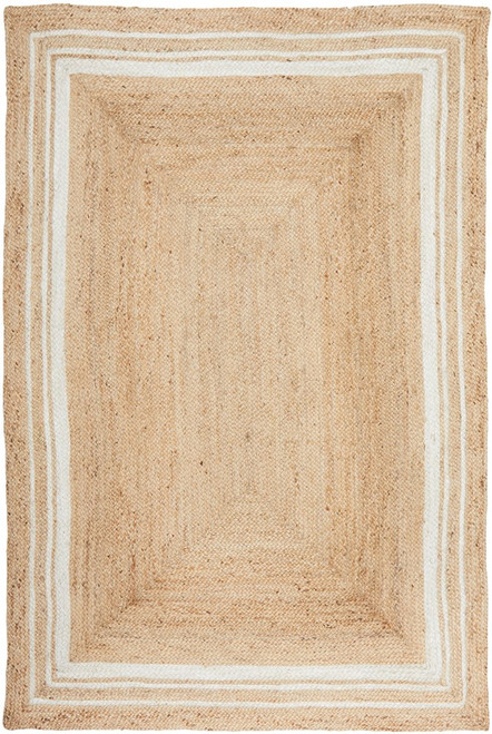 Bosa Natural Border Jute Rug