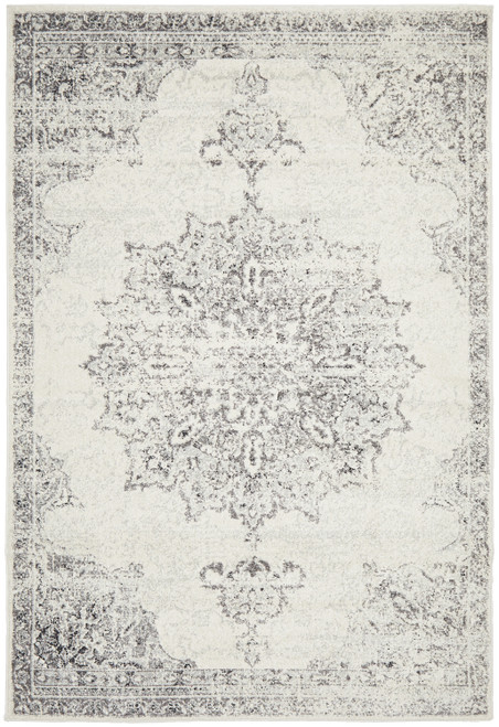 addison classic silver rug