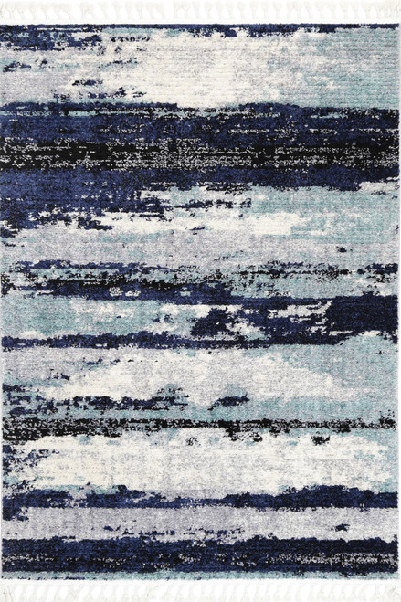 Maci Brush Blue Rug