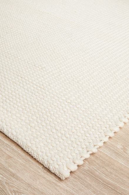 Naxos Plush Wool White Rug - Rugs Express