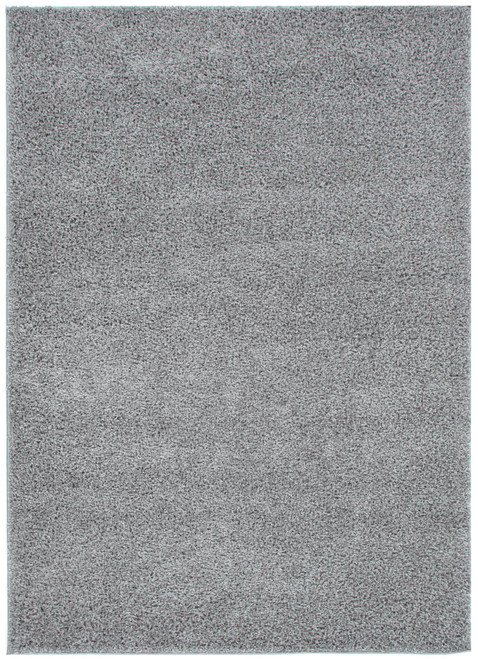 Plush Light Grey Shaggy Rug