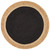 Alpine Black Jute Round Rug