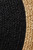 Alpine Black Jute Round Rug