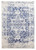 Evoke 253 White Navy Rug