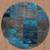 Aspen 444 Blue Round Rug