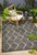 Terrace Lattice Design Black Outdoor Rug