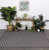 Art Grey Chevron Jute Rug