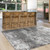 lotus grey decor rug