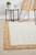 Bosa White Natural Jute Rug