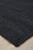 Ari Solid Black Jute Rug