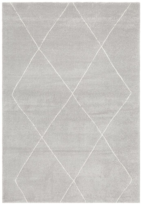 Silver Plush Rug Brooklyn Zig Zag Plush Silver Rug | Shop Rugs Online