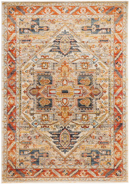 Levi Washed Rust Rug | Shop Rugs Online