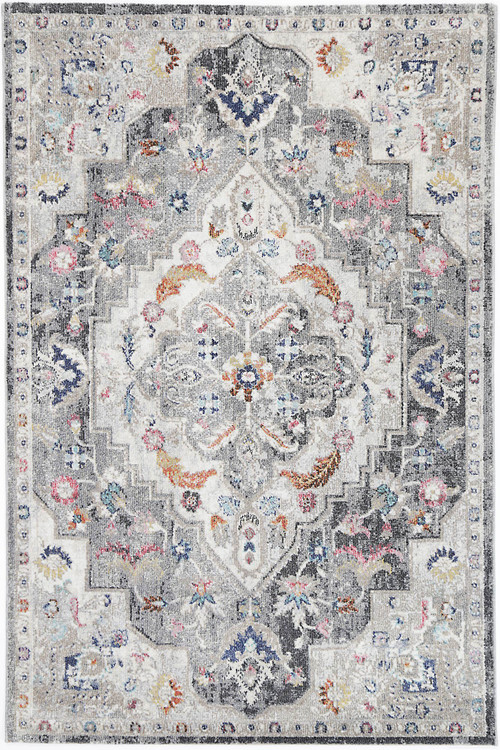 Bailey Grey Traditional Rug - Rugs Express