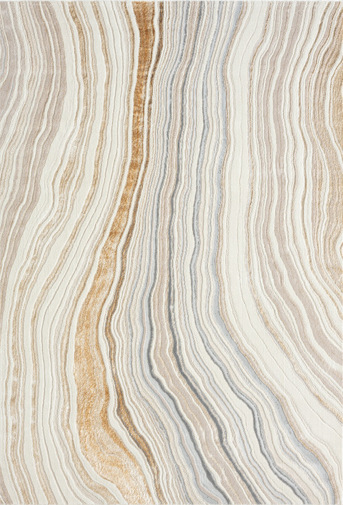 Stone Pure Rug Amira Wave Stone Rug - Rugs Express