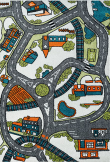 Calippo Cream Roads Rug