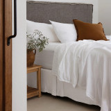 French Flax Linen Valances by Bambury