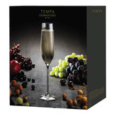 Quinn 4 Pack Champagne Glasses by Tempa