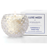 Gardenia and Sweet Pea Luxe Medi Candle by Downlights