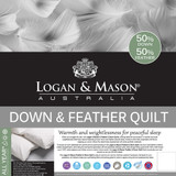 50% Feather and 50% Down Year Round Duvet Inner by Logan and Mason