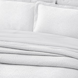 Porto White Bedspread Set by Baksana