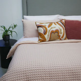 Jumbo Waffle Duvet Cover Set by Seneca - Nude