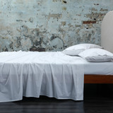 250TC Pure Cotton White Sheet Set by MM Linen