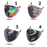 Clearance Rainbow Bling Reusable Face Mask by Maskit