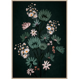Green Bouquet Canvas by Linens and More