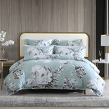 Kinley Sage Duvet Cover Set by Private Collection