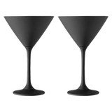 Black - Martini Glass