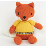 Fox Knitted Soft Toy by MM Linen