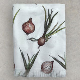 Onions Tea Towel by Baksana