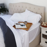 100% Bamboo White Sheet Set by Bamboo Haus