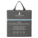 Baby Cotton Waterproof Mattress Protector by Fairydown