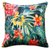 Jungle Flowers Outdoor Cushion by Limon