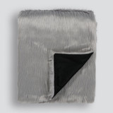 Elmwood Annalise Silver Faux Fur Throw by Limon