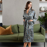 Aster Silk Robe by MM Linen