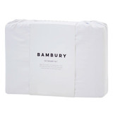 White Split Super King Cotton Sheet Set by Bambury