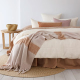 Lores Stone Duvet Cover Set by Bambury
