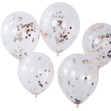 Pick & Mix Rose Gold Balloons Confetti