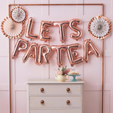 Lets ParTea Balloon Bunting