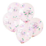 Lets ParTea Balloons Confetti Happy Birthday