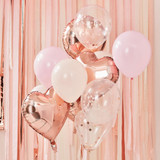 Mix It Up Rose Gold And Blush Balloon Bundle