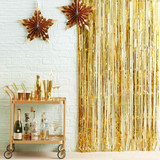 Gold Foil Fringe Curtain Decoration Metallic Star