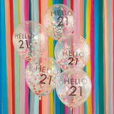 Mix It Up 'Hello 21' Balloons