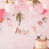 Floral Hen Party Bunting From Miss To Mrs