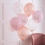 Hen Party Mixed Pack Of Hen Party Slogan & Confetti Balloon