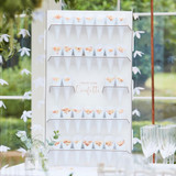 Botanical Wedding Bronze Foiled Confetti Stand With Confetti Cones