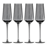 Charcoal Champagne Glass